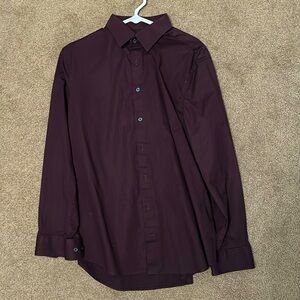Express men’s button down (Maroon)